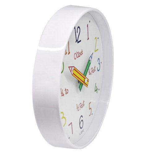 Leni Pencil Dial Kids Wall Clock 25cm