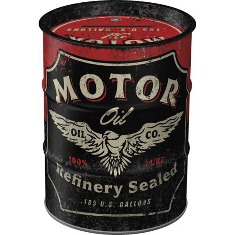 Nostalgic-Art Oil Barrel Money Box