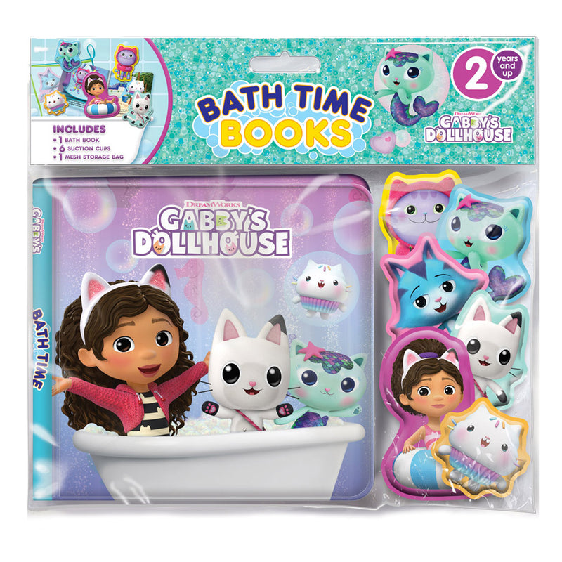 Gabby's Dollhouse Bathtime Book with Eva Bag