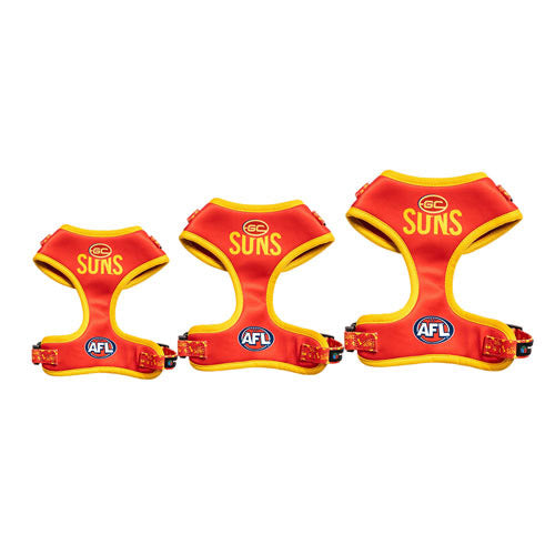 AFL Gold Coast Suns Pet Harness