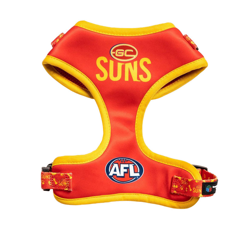 AFL Gold Coast Suns Pet Harness