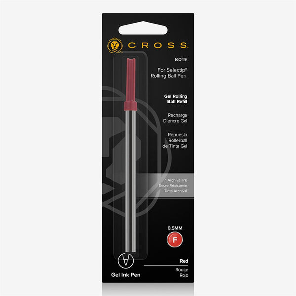 Cross Rolling Ballpen Refill 0.5mm 1pk (Red)