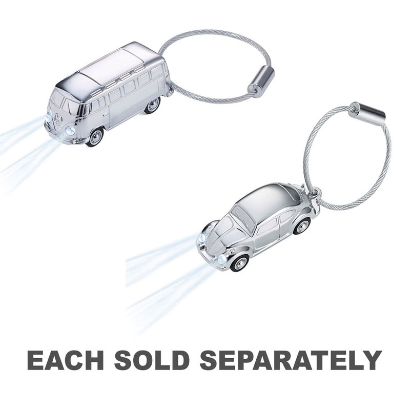 Troika VW Vehicle Keyring with LED Light (Silver)