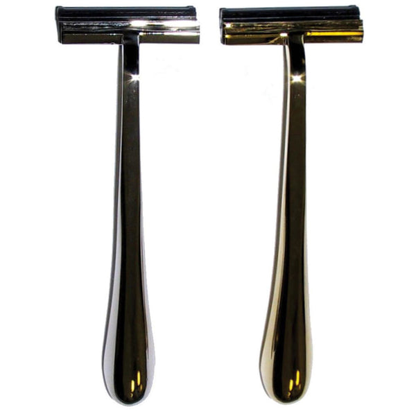 Deluxe Fixed Head Metal Razor (Silver)