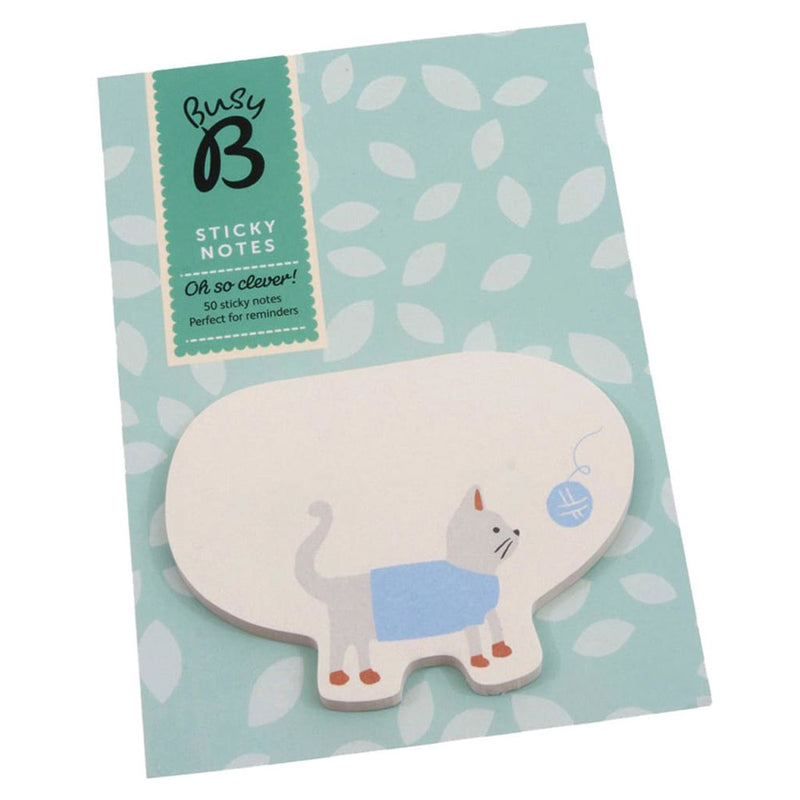 Busy B Kitty Sticky Notes