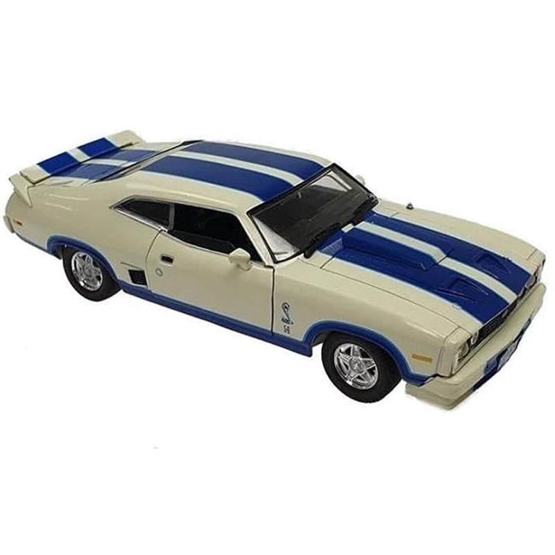  Coche Modelo Ford Falcon con Rayas Azules 1:32 (Blanco)