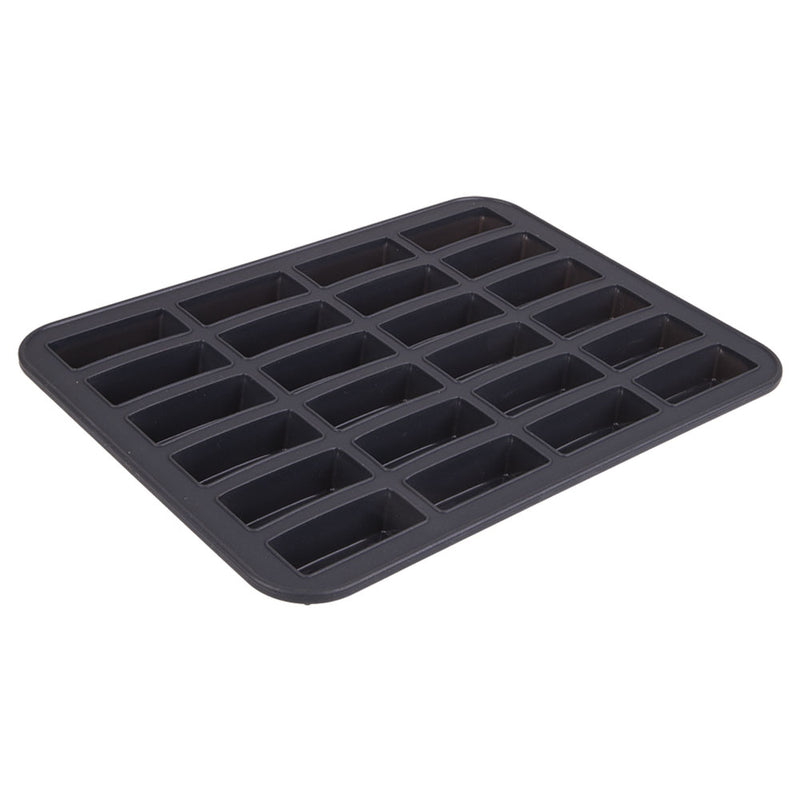 Daily Bake Silicone 24-Cup Mini Bar Pan (Charcoal)