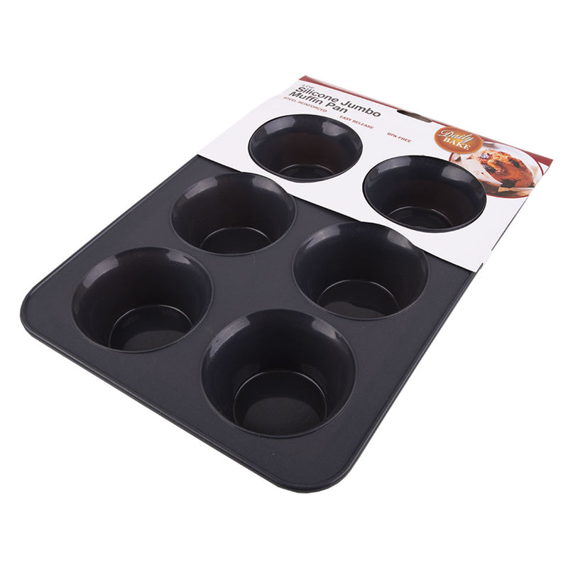  Molde para muffins gigante de silicona para 6 tazas Daily Bake