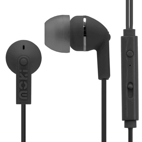 Moki Noise Isolation Earbuds with Microphone