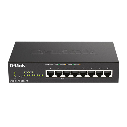 D-Link 8-Port Gigabit Smart Managed PoE Switch