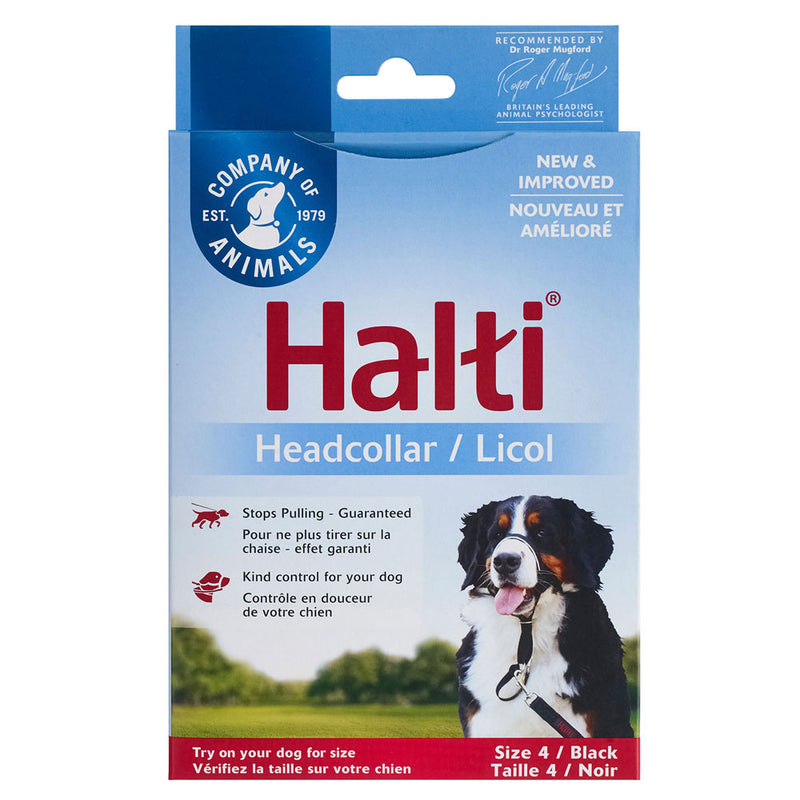 Collar Halti Dog Head (negro)