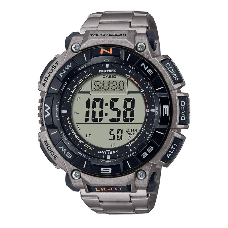 Casio Pro Trek Triple Sensor Titanium Band PRG340T-7 Watch