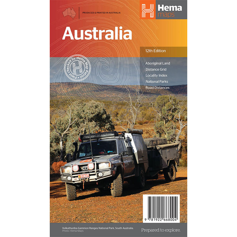 Hema Large Australia Map