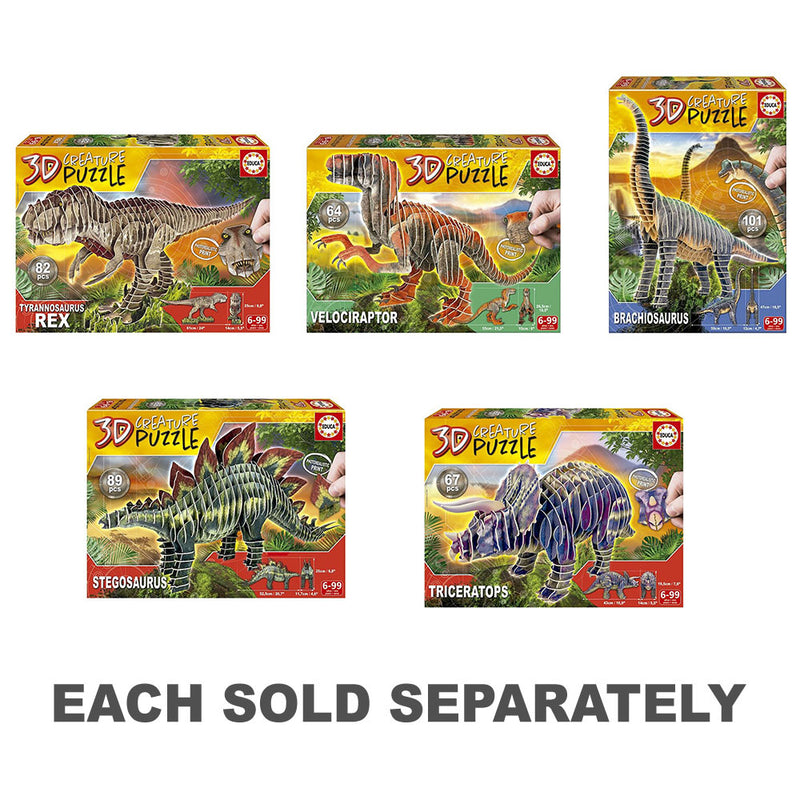 Educa 3D Creature Dinosaur Puzzle