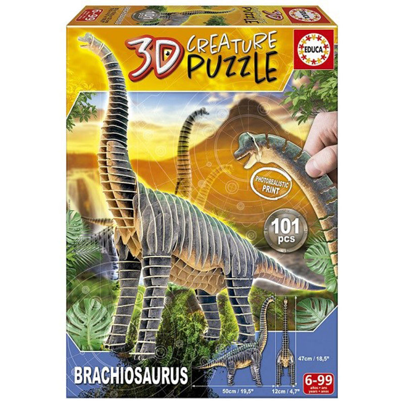  Educa Puzzle Dinosaurio Criatura 3D