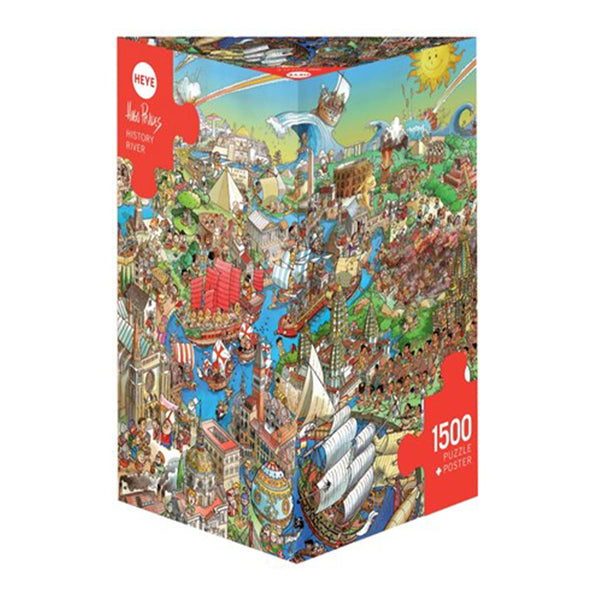 Heye Prades History River Triangular Puzzle 1500pcs