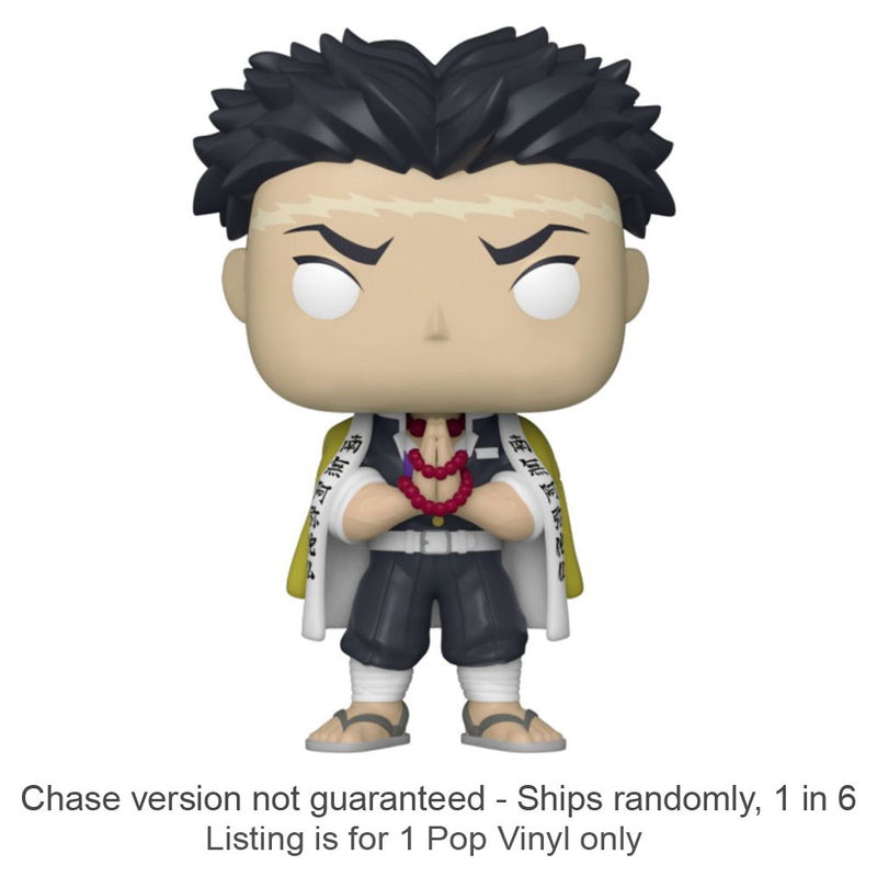 Demon Slayer Gyomei Himejima Pop! Vinyl Chase Ships 1 in 6