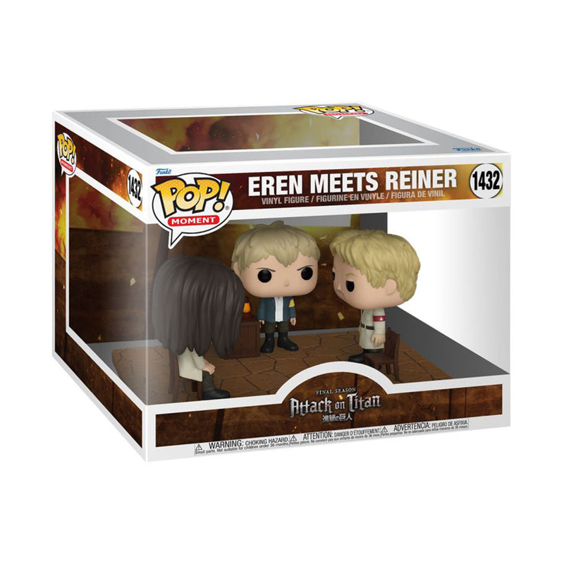 Attack on Titan Eren meets Reiner Pop! Moment