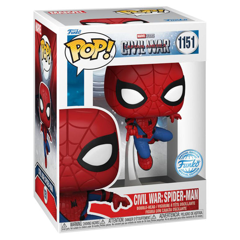 Captain America: Civil War SpiderMan US Build-A-Scene Pop!