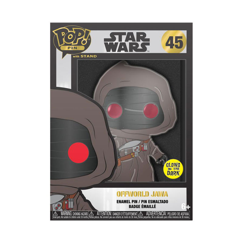 Star Wars Offworld Jawa Glow Enamel Pop! Pin