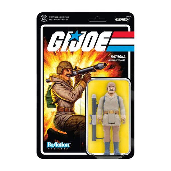 G.I. Joe Bazooka in Arctic Outfit ReAction 3.75" Figure