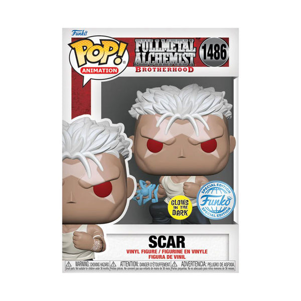 Fullmetal Alchemist: Brotherhood Scar US Glow Pop! Vinyl