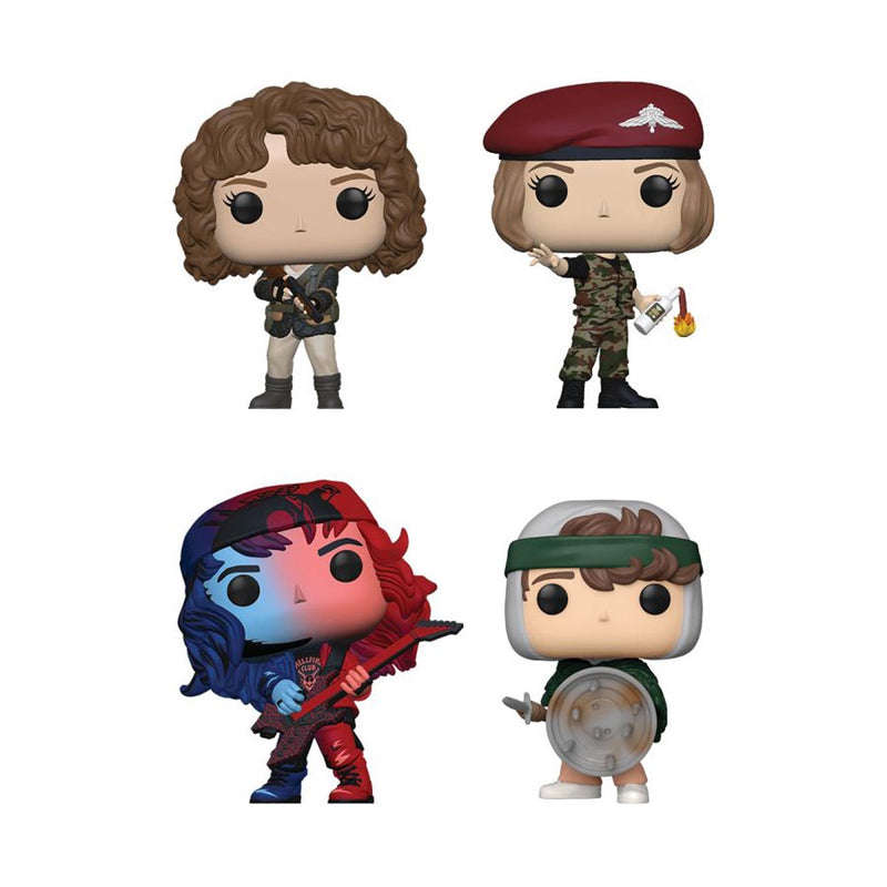 Stranger Things Nancy, Robin, Eddie & Dustin US Ex. Pop! 4pk