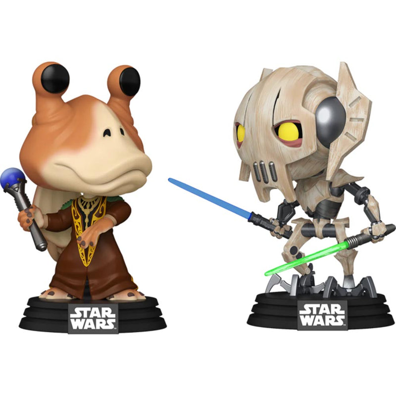 Clone Wars Jar Jar Binks vs General Grievous US Ex. Pop! 2pk