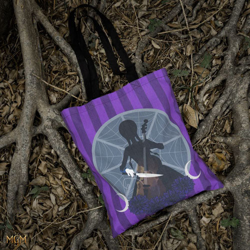 Wednesday with Cello Tote Bag