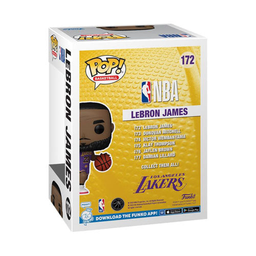 NBA: Lakers LeBron James Purple Uniform