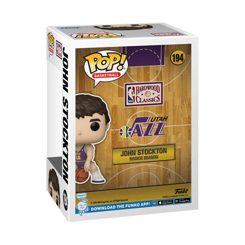 NBA Legends: Jazz John Stockton (Rookie) Pop! Vinyl