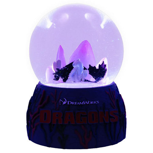 Toothless & Light Fury Light-up Snowglobe