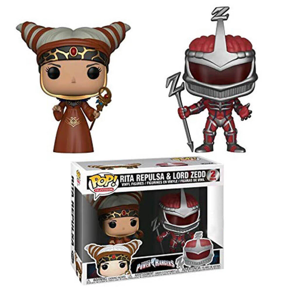  Power Rangers Rita Repulsa y Lord Zedd Pop estadounidense! Paquete de 2 vinilos.