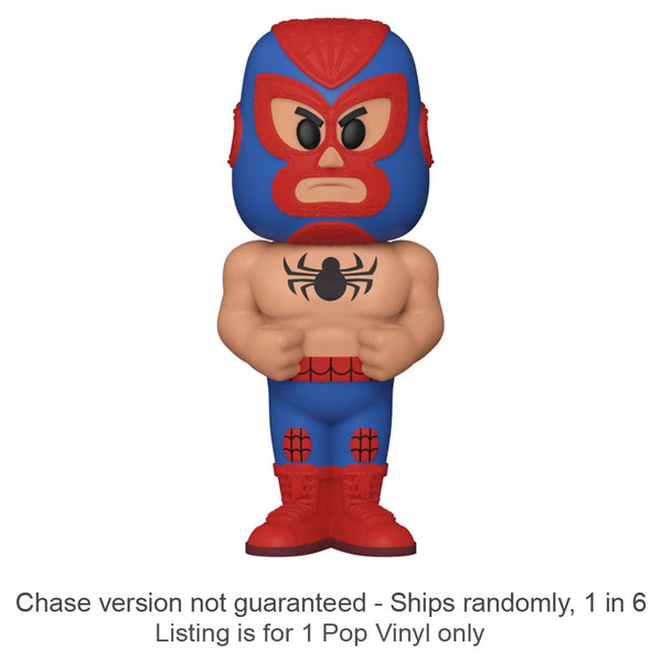 Spider-Man Luchadore Vinyl Soda Chase Ships 1 in 6