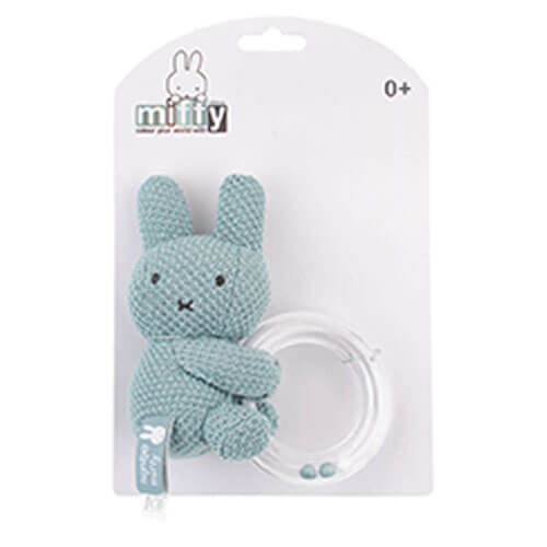 Miffy Ring Rattle with Beads