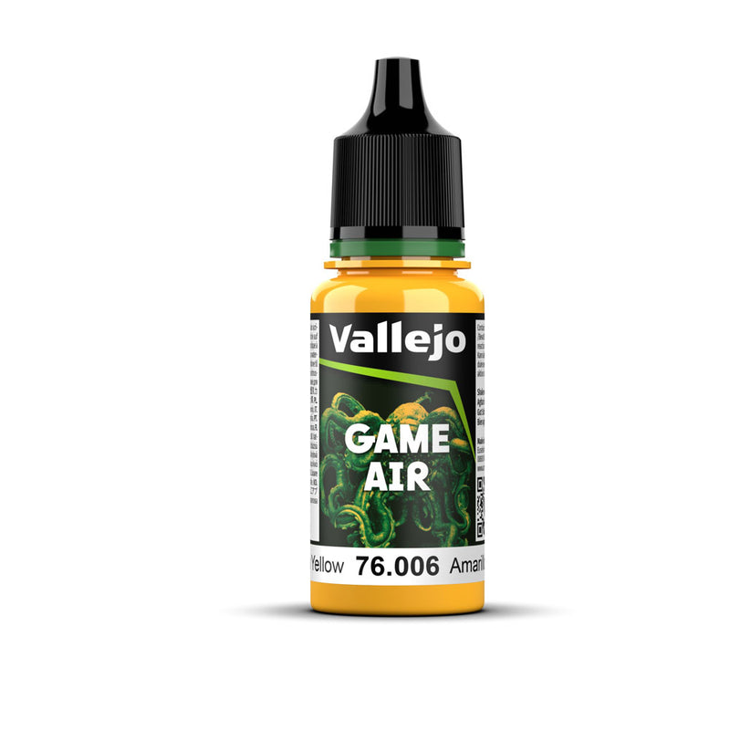 Vallejo Game Air Acrylic Paint 18mL (Yellow)