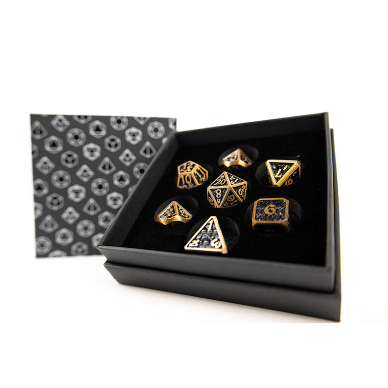 LPG Metal RPG Draco Dark Dice Set