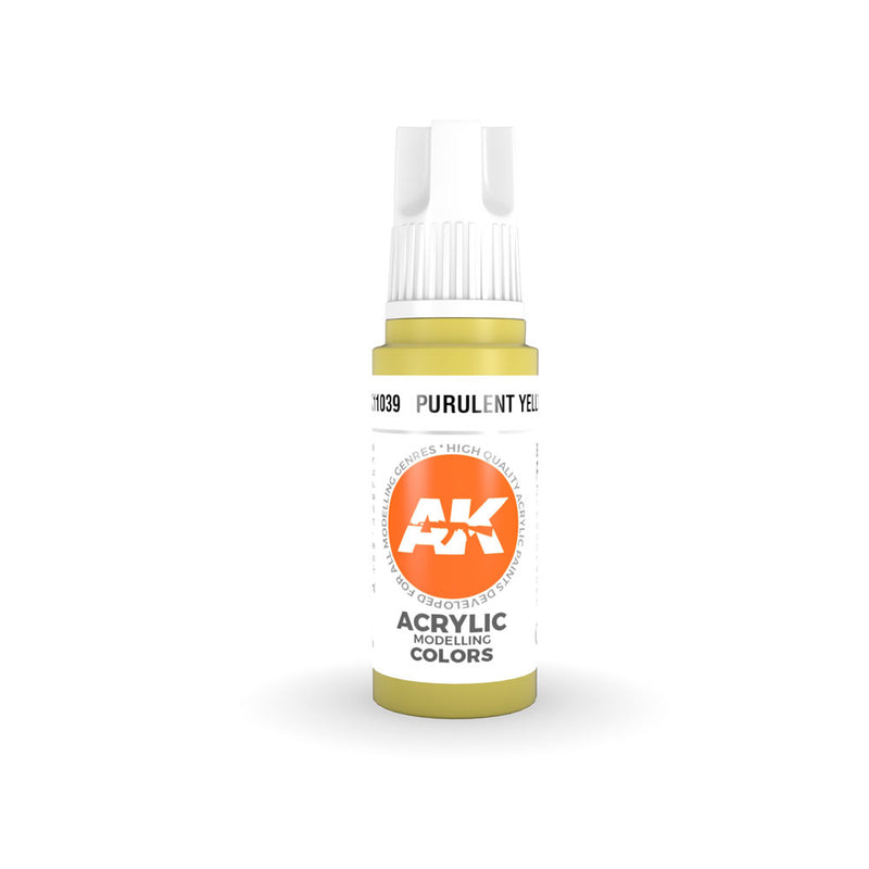 AK Interactive 3gen Amarillo Acrylic Paint 17 ml