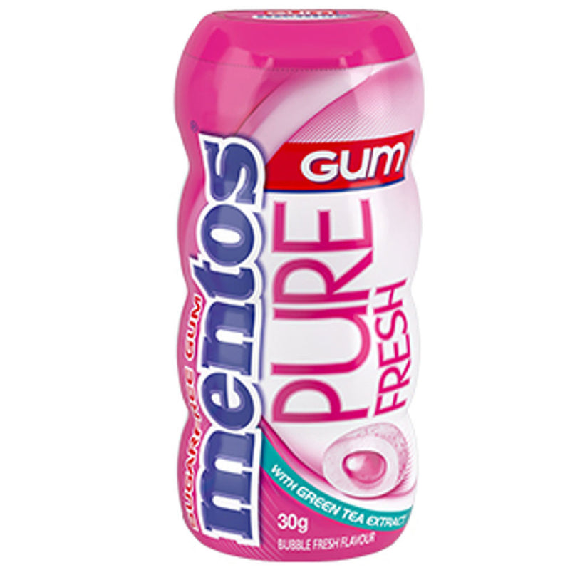  Mentos Chicle Puro Fresco Sin Azúcar 30g 10uds