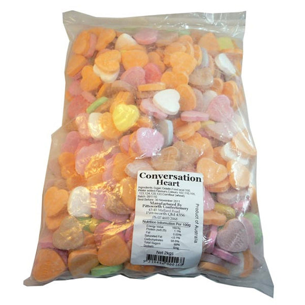 Conversation Hearts Candies 2kg