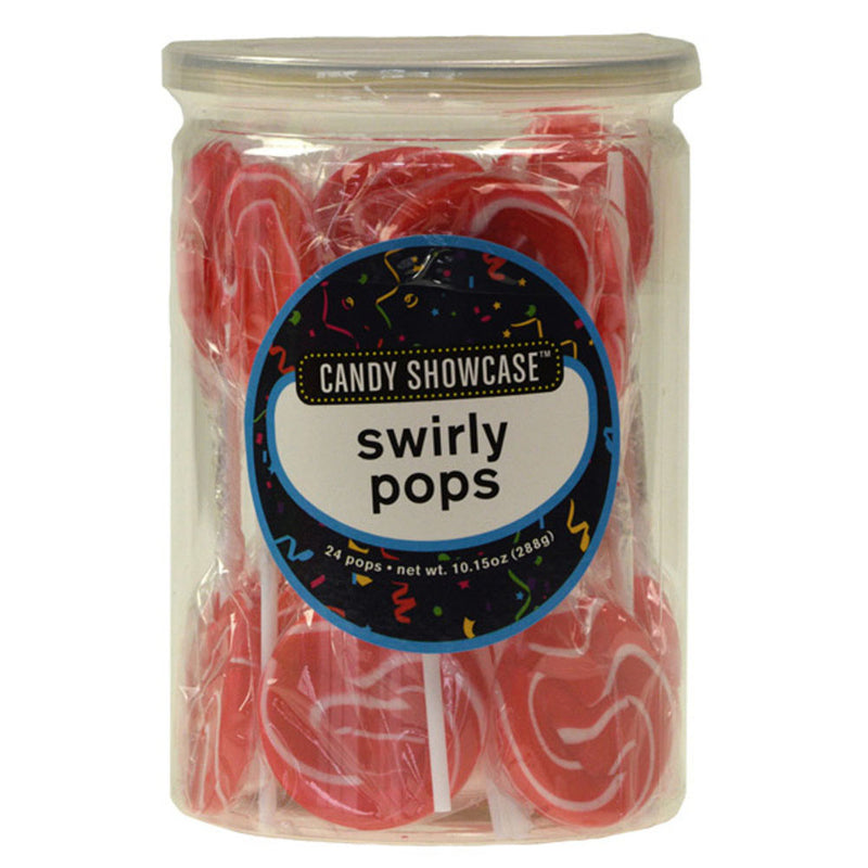 Candy Showcase Swirly Pops (24x12 g)