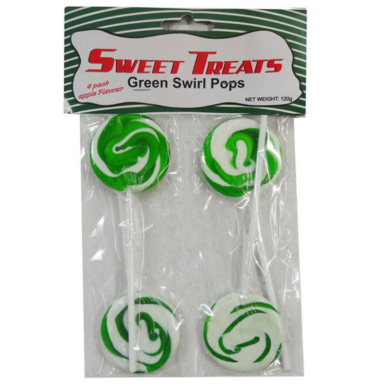 Sweet Treats Bagged Swirl Pops 4pk (120 g)