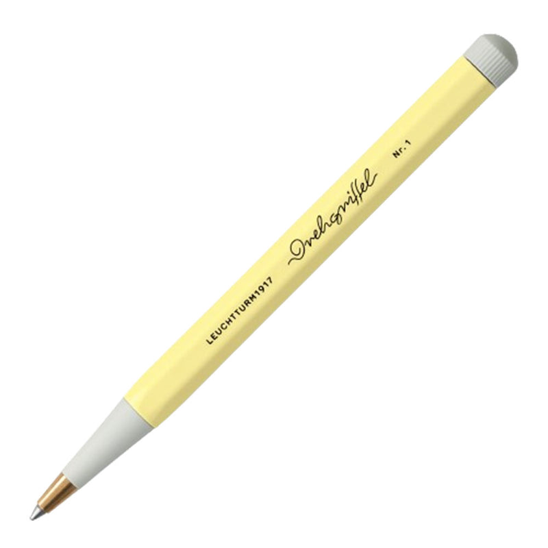 Drehgriffel R. Pen de toque medio de tinta azul (amarillo)