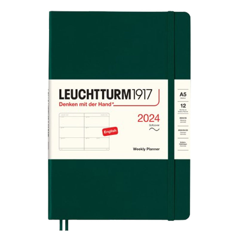 LEUCHTTURM 2024 Planificador de la semana A5 (tapa blanda)