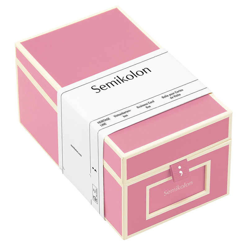 Caja de tarjetas de presentación de Semikolon