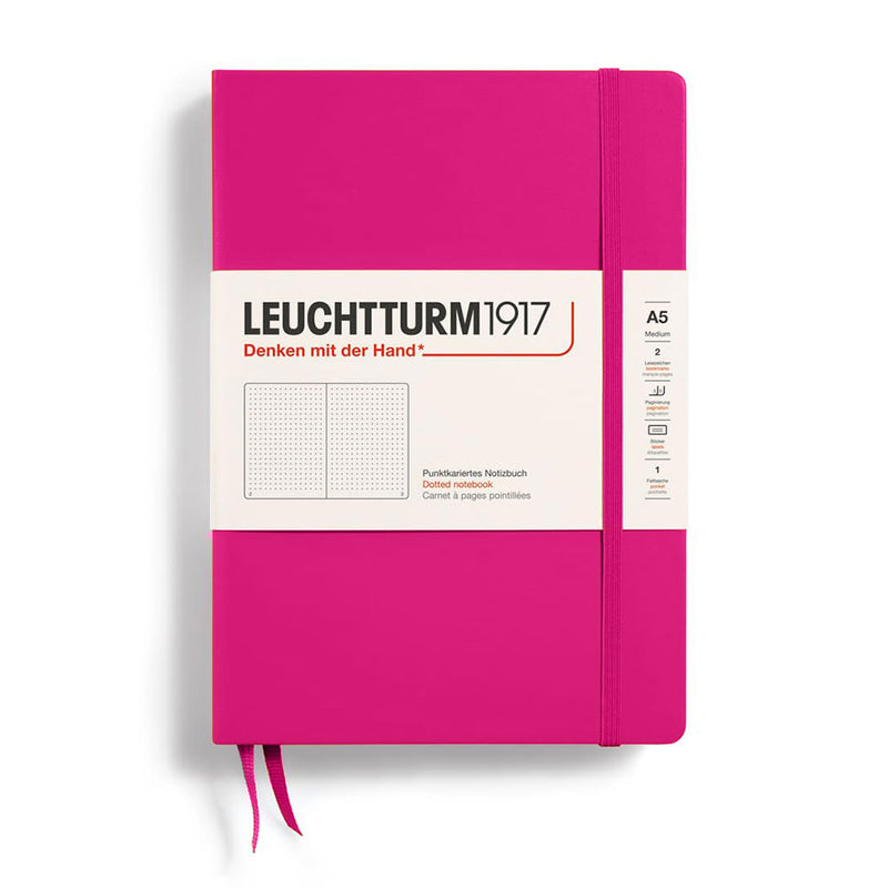 Leuchtturm Hardcover Dotted Notebook A5 (Red)