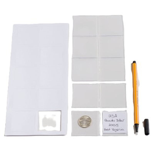 Leuchtturm 2-Coin Pockets with Inserts 100pk (52x103mm)