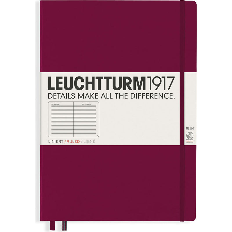 Leuchtturm HC Master Ruled Plain Notebook A4+