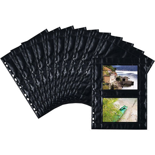 Herma Landscape Photo Pockets 10pc (Black)