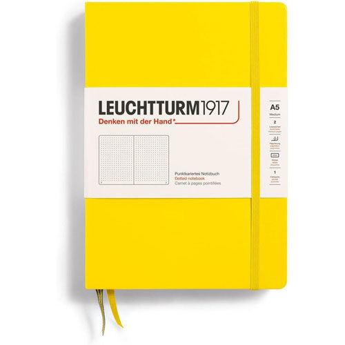 Leuchtturm Hardcover Dotted Notebook A5 (Yellow)